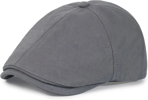 Vista 34 de Sombrero Newsboy de Qlauca para Hombre de Algodón 6 Paneles