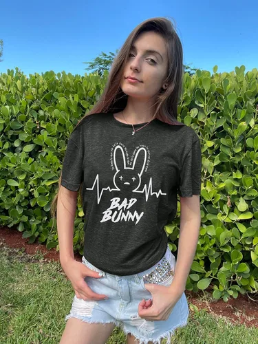 Vista 3 de SFHFY Camiseta de conejo para mujer, divertida camiseta con gráfico de conejo, camiseta de Pascua con diseño de hip hop, camiseta de Pascua