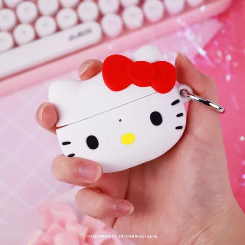 Vista 4 de iFace Funda Hello Kitty para AirPods Pro/Pro 2 + funda para iPhone 14 Plus (Kawaii Arcade)