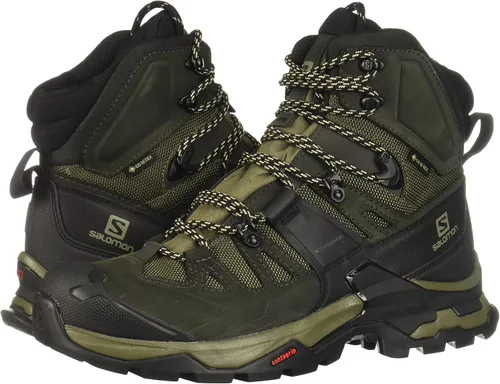 Vista 14 de Salomon Quest 4D GTX - Botas de mochilero para hombre, color olivaoscuro