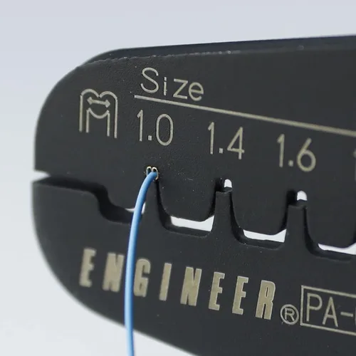 Vista 2 de Engineer PA-09 pinza de compresión para cables de micro conectores Crimp AWG #32 to #20 Wires to 100 Different Terminals & D-Sub Connectors