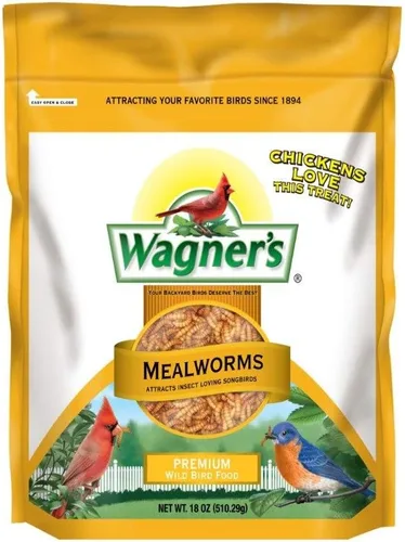 Vista 5 de Wagner's 58005 Mealworms - Alimento para aves silvestres, bolsa de 18 onzas (paquete de 2)