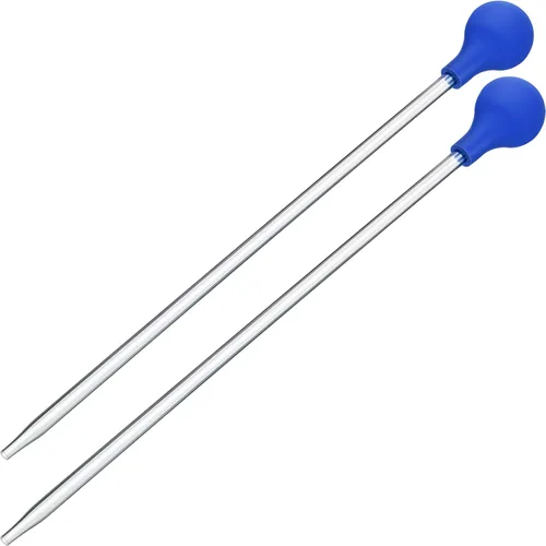 Vista 8 de Boao 2 juegos de pipetas largas para pecera, alimentador de alimentos de coral, jeringa larga, acuario, tubo de alimentación de coral para peces