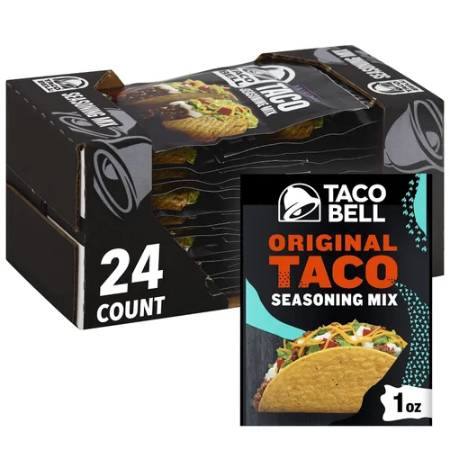 Vista 13 de Taco Bell Mezcla de condimentos para tacos, original, paquete de 1 oz