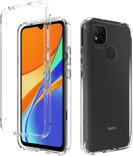 Vista 92 de Pzwoxukhov Funda para Xiaomi Poco M3 M2010J19CG M2010J19CI Caso, alta transparencia, color degradado, funda de absorción de impactos anticaída