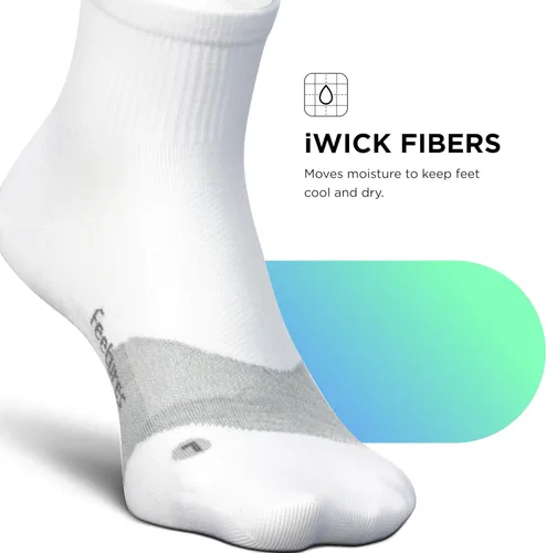 Vista 14 de Feetures Elite Ultra Light Cushion Quarter - Calcetín deportivo con compresión específica