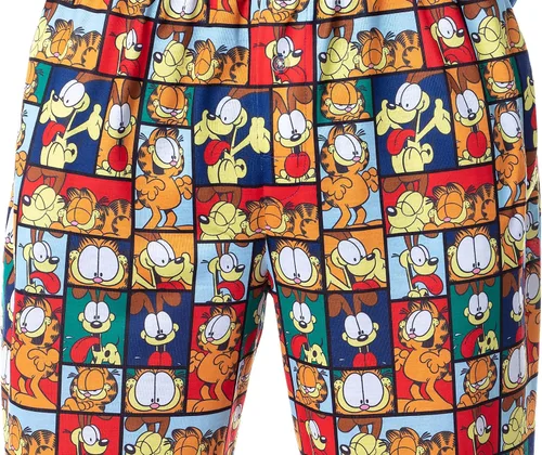 Vista 4 de Nickelodeon - Conjunto de pijama para hombre Garfield Odie Comic Strip Chill Out Multicolor