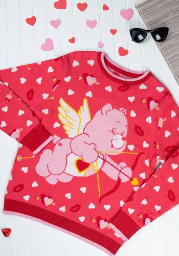 Vista 6 de Adult Love A Lot Bear Valentine's Sweater