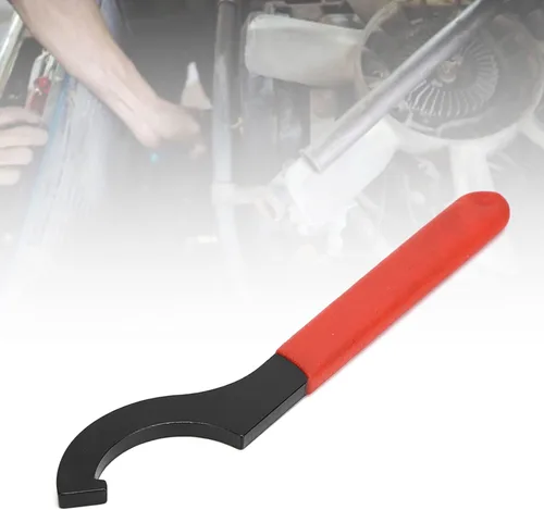 Vista 3 de Naroote Llave de tuerca helicoidal, llave de tuerca de choque en forma de C, llave de tubo amortiguador, llave de tuerca universal, llave de gancho