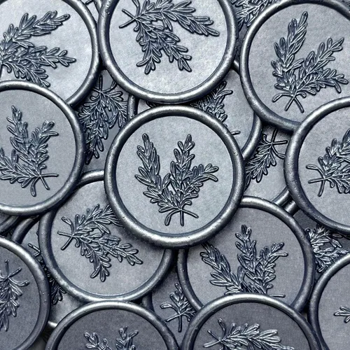 Vista 26 de 25 Piezas Calcomanías de Sellos de Cera Hechas a Mano, Sellos para Sobres, Calcomanías de Cera Autoadhesivas para Invitaciones de Fiestas de Boda