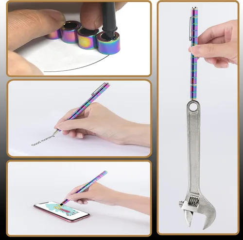Vista 5 de Bolígrafo Fidget Magnético, Juguetes Fidget Geniales, Regalo para Chicos Adolescentes, Juguetes Fidget - Perfecto para Alivio del Estrés y Enfoque