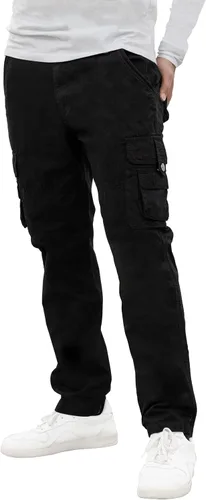 Vista 3 de X RAY Pantalones cargo de pierna recta de ajuste regular para hombre