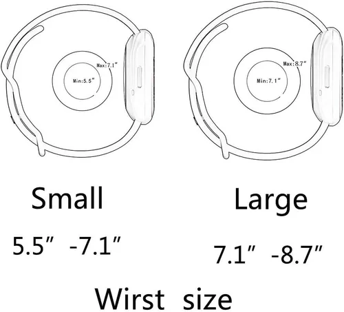 Vista 3 de Seleek Bandas de Repuesto Compatibles con Fitbit Versa 3 / Versa 4 / Sense/Sense 2, Pulseras Accesorios Clásicos de Silicona Ajustables Correas