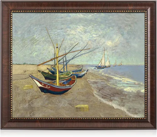 Vista 31 de Serie de pinturas de Vincent Van Gogh (favoritos). Reproducción de arte clásico de Van Gogh, impreso en lienzo, Algodón, Almond Blossom, 16x20