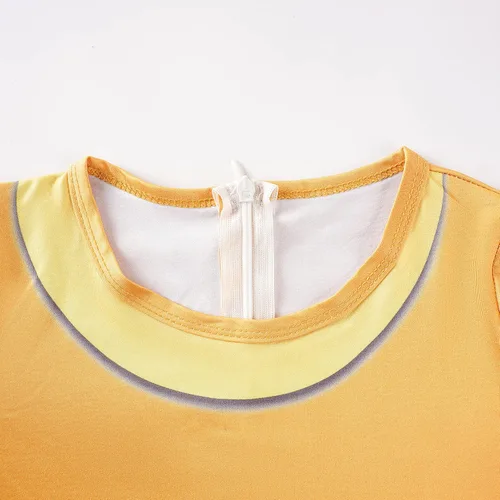 Vista 4 de A Man From the Window Costume for Kids Boys Scary Game Baby In Yellow Halloween Cosplay Horror Monster Role-play Jumpsuit