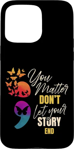 Vista 31 de Semicolon Mental Health Awareness Prevention Case for iPhone 17