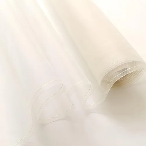Vista 7 de 100cm*114cm Tela de Seda de Morera de Organza Tecido Vestido de Novia de Moda Vestido de Noche Tela de Seda Material de Forro Gasa Velo de Tul Beige