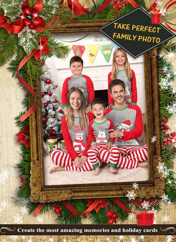 Vista 5 de Pijamas de Navidad familiares a juego, pijamas navideñas para familia o parejas