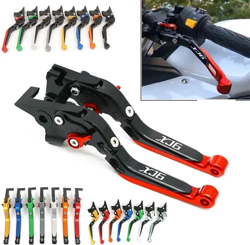 Vista 4 de Para Yamaha XJ6 N XJ6 para Diversion 2009 2020 2019 motocicleta ajustable CNC plegable extensible palanca de embrague de freno manija (Color : 10)