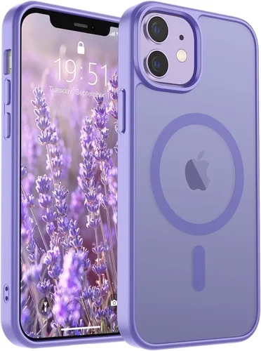 Vista 200 de SUPFINE Funda magnética para iPhone SE 2022 (3ª)/2020 (2ª), iPhone 8 (compatible con MagSafe) (protección contra caídas de grado militar), funda
