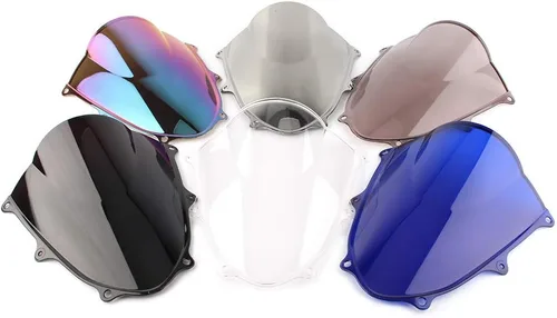 Vista 4 de FSFY parabrisas de motocicleta Winds n Deflector Spoiler Shield para Suzuki GSXR 1000 K17 2017 2018, transparente