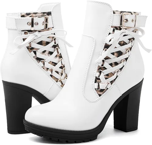 Vista 2 de GLOBALWIN Botas de tacón alto para mujer