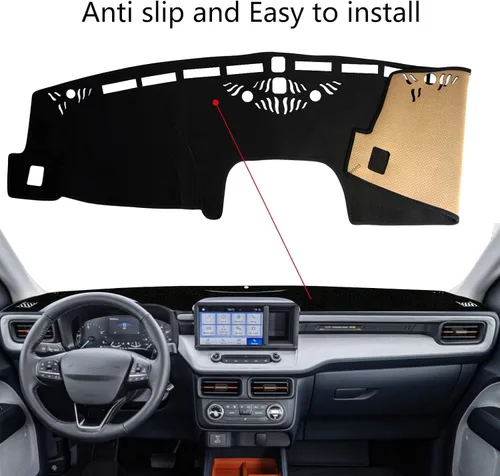 Vista 2 de Cubierta de salpicadero, consola central interior personalizada compatible con Ford Maverick 2022-2025, protector de alfombra