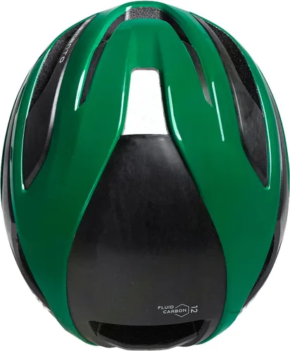 Vista 8 de KASK Elemento - Casco de ciclismo de carretera aerodinámico, grava y montaña, casco de ciclismo de ciclocross verde (Beetle Green)
