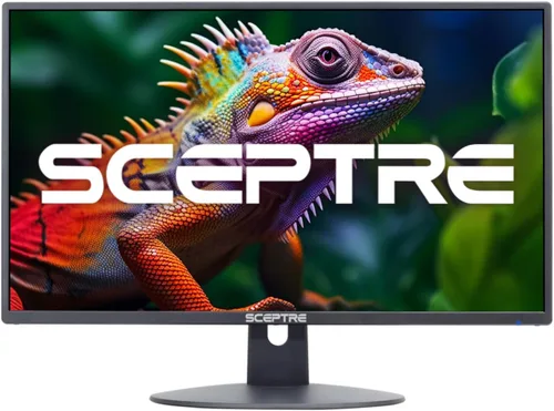 Vista 4 de Sceptre - Monitor LED delgado Prime de 24 pulgadas, 1080p 99% sRGB 2x HDMI VGA con altavoces integrados, color negro máquina