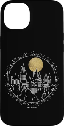 Vista 14 de Funda para iPhone 15 Pro Harry Potter Hogwarts Line Art