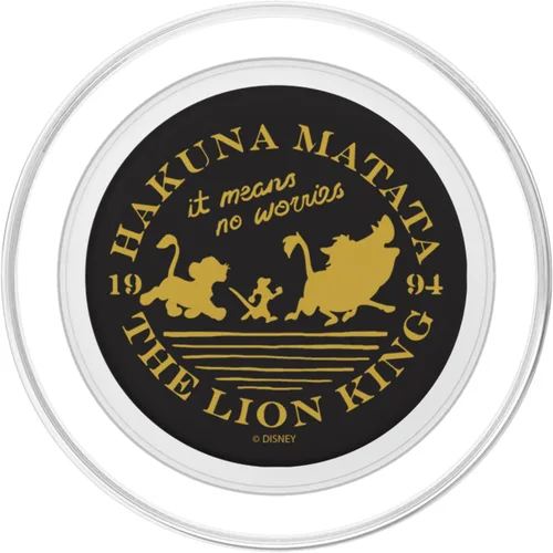 Vista 2 de Disney The Lion King Hakuna Matata Simba Timon Pumbaa PopSockets MagSafe PopGrip para iPhone