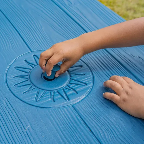 Vista 7 de Step2 Mesa de pícnic Sun & Fun con parasol