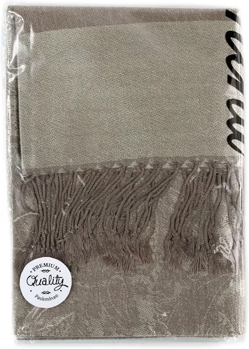 Vista 5 de PASKMLNA Estola de bufanda de pashmina jacquard de cachemira