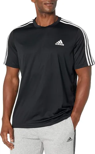 Vista 4 de adidas AEROREADY - Camiseta de 3 rayas para hombre