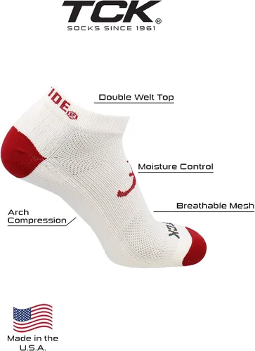 Vista 4 de Alabama Crimson Tide Calcetines Footie No Show