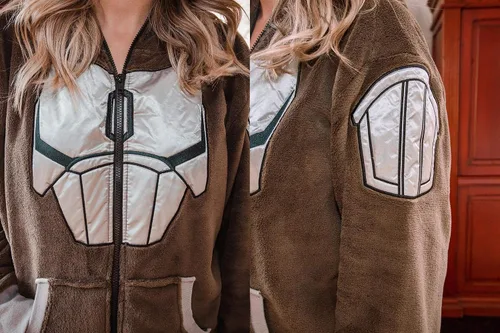 Vista 5 de Star Wars The Mandalorian Bounty Hunter Din Djarin - Mameluco unisex XXL Marrón
