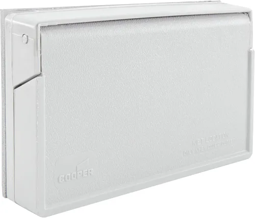 Vista 9 de RecPro Placa de Cubierta de Salida de Energía Exterior para RV Para Receptáculos GFI/GFCI Sello Resistente a la Intemperie (Negro)