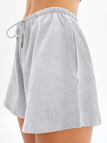 Vista 4 de SamaFun Pantalones cortos deportivos para mujer, pantalones cortos deportivos para correr, casuales, de verano, ligeros, para entrenamiento