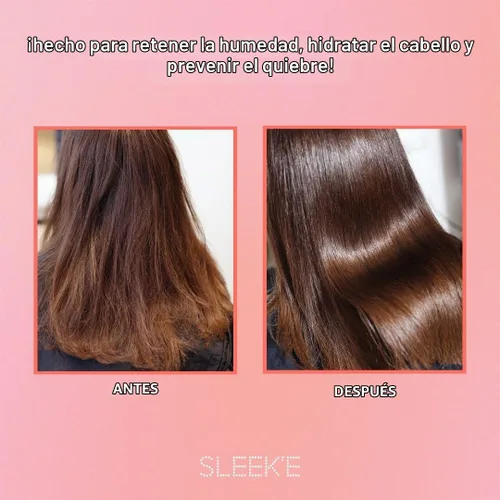 Vista 4 de Sleek'e Silk'e Repair Therapy - Mascarilla capilar de acondicionamiento profundo – Tratamiento para nutrir profundamente el cabello, reparar