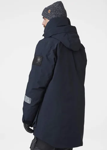 Vista 6 de Helly-Hansen - Chaqueta impermeable para hombre, diseño de océano ártico