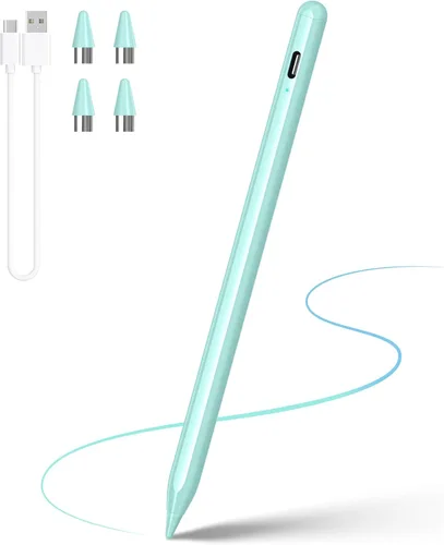 Vista 11 de DRYMOKINI Paquete de 2 lápices capacitivos universales para teléfonos y tabletas Lápiz óptico activo recargable USB-C con punta fina de 0.1 in
