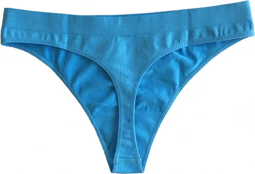 Vista 25 de Tangas francesas de cintura alta bragas de alta elasticidad sin costuras tangas Paquete de 3 Rojo
