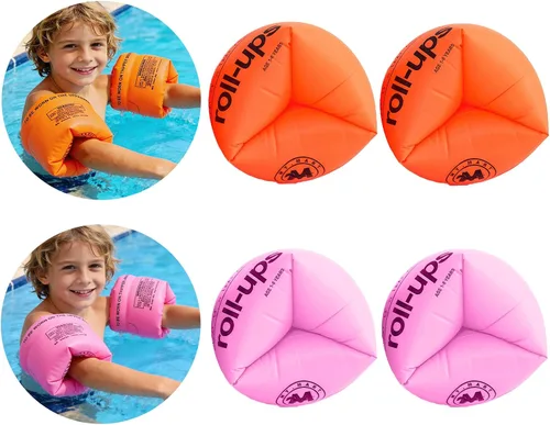 Vista 10 de dfjdskl Arm floaties for Kids - Inflatable Swim Arm Bands, Soft Waterproof PVC Floaties for Swimming Learning, Adult Arm Floaties, Comfortable