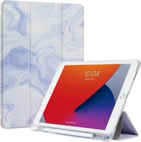 Vista 18 de ProtUTab Funda Compatible con iPad de 9ª Generación, Funda Slim Trifold con Soporte Auto Wake&Sleep para iPad de 8ª Generación (2020) y 7ª