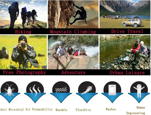 Vista 7 de Chaleco Flygo para hombre, para pesca, trabajo, safari, viaje de reportajes o para actividades al aire libre en verano, con bolsillos