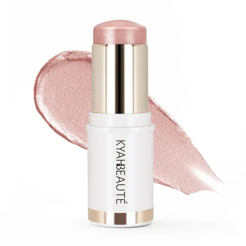 Vista 10 de Barra Iluminadora de Mármol Claro y Luminoso 15g/0.53 fl. Oz, Barra de Iluminador para Cara y Cuerpo, Micro Perlas y Brillo, Color Ajustable