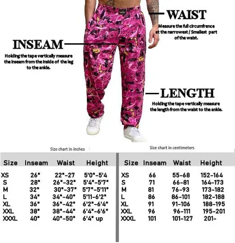 Vista 2 de Crazee Wear Pantalones deportivos holgados para entrenamiento y gimnasio con dos bolsillos delanteros