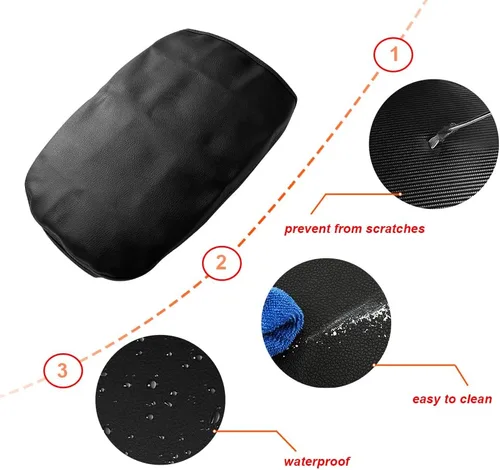 Vista 6 de DEYTOP Funda para Consola para Cadillac XT5 2017-2026 Funda para Apoyabrazos para Cadillac XT5 2025 2026 Accesorios Protector de Apoyabrazos
