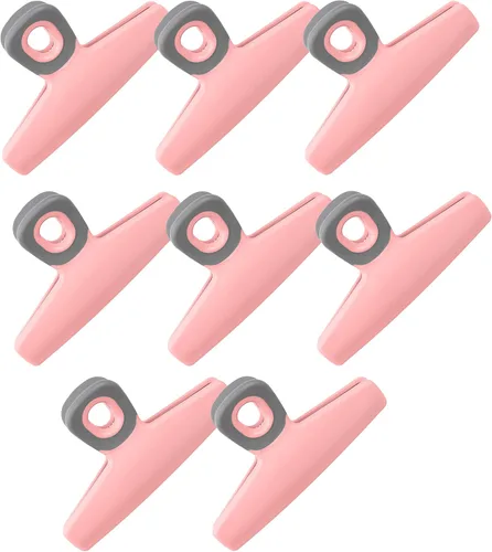 Vista 13 de COOK WITH COLOR Clips para alimentos – Clips anchos y resistentes, clips grandes para bolsas para almacenamiento de alimentos con agarre hermético