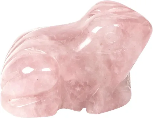 Vista 10 de Figura de cristal de rana con piedras preciosas de obsidiana negra, pequeña tallada a mano, estatua de cristal curativo, escultura de animales